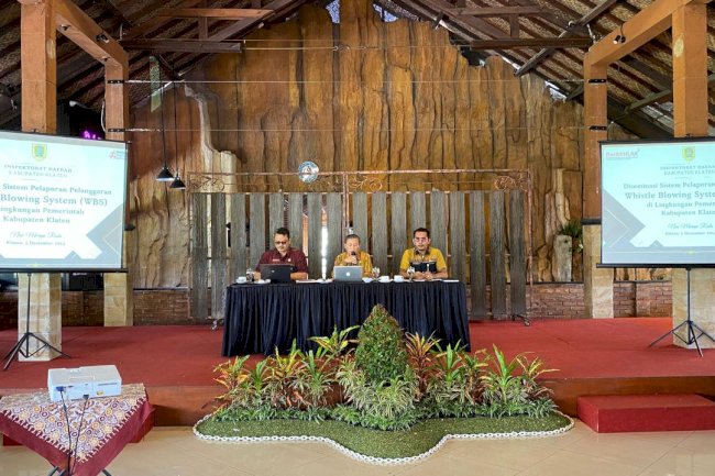 Diseminasi Whistle Blowing System di Lingkungan Pemerintah Kabupaten Klaten