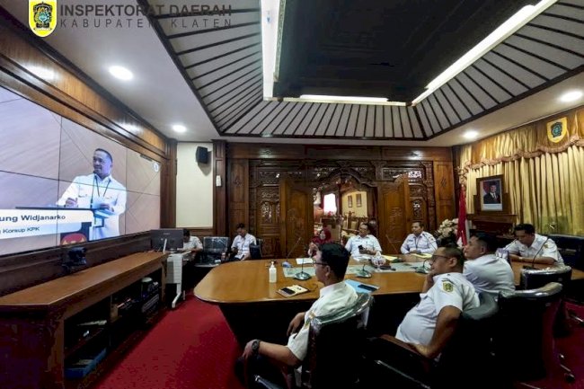 Bupati Klaten Ikuti Peluncuran Indikator IPKD MCP Tahun 2025