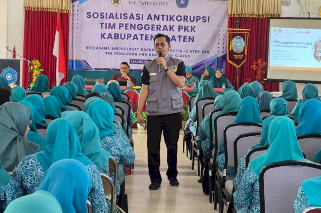 Inspektorat Gandeng TP PKK Sosialisasikan Antikorupsi di Desa Binaan