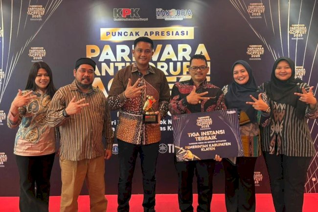 Berbuah Komitmen, Pemkab Klaten Melaju ke 3 Besar Pariwara Antikorupsi