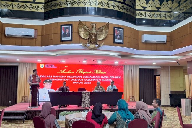 SPI KPK RI 2025: Pemkab Klaten Masih Berada di Zona Kuning