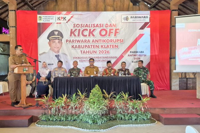 Melanjutkan Prestasi Nasional, Klaten Kick Off Pariwara Antikorupsi 2026