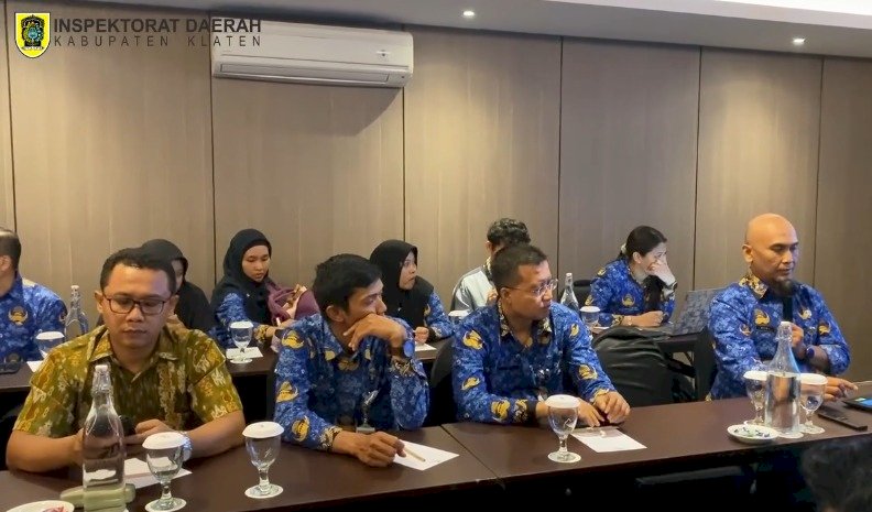 Sinkronisasi Program Kerja Pengawasan Tahunan Inspektorat Daerah Kabupaten Klaten Tahun 2024 dan Penyusunan Rencana Aksi atas AOI Penilaian Mandiri Kapabilitas APIP Inspektorat Daerah Kabupaten Klaten Tahun 2023