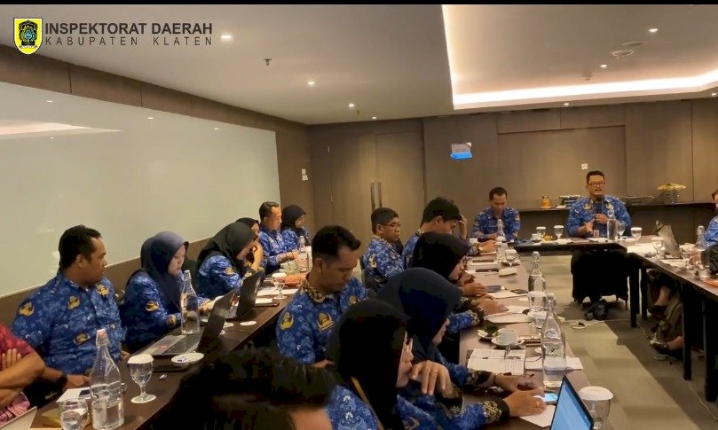 Sinkronisasi Program Kerja Pengawasan Tahunan Inspektorat Daerah Kabupaten Klaten Tahun 2024 dan Penyusunan Rencana Aksi atas AOI Penilaian Mandiri Kapabilitas APIP Inspektorat Daerah Kabupaten Klaten Tahun 2023