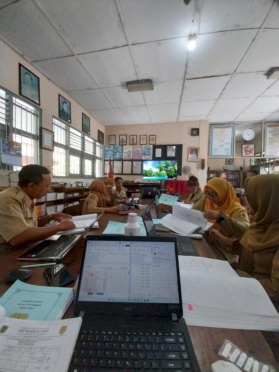 Pemeriksaan Dana BOS di SMP Kabupaten Klaten