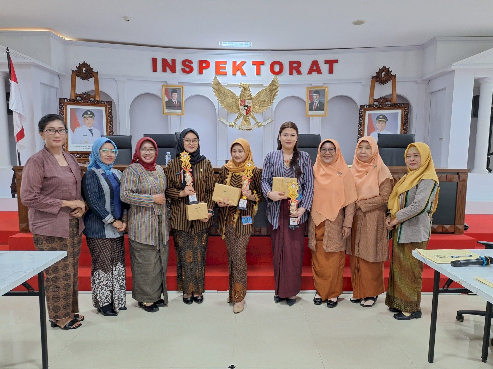 Semarakkan Hari Kartini, DWP Inspektorat Klaten Gelar Lomba Keluwesan