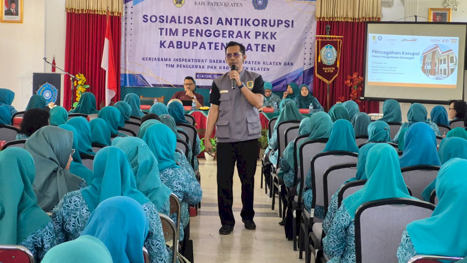 Inspektorat Gandeng TP PKK Sosialisasikan Antikorupsi di Desa Binaan