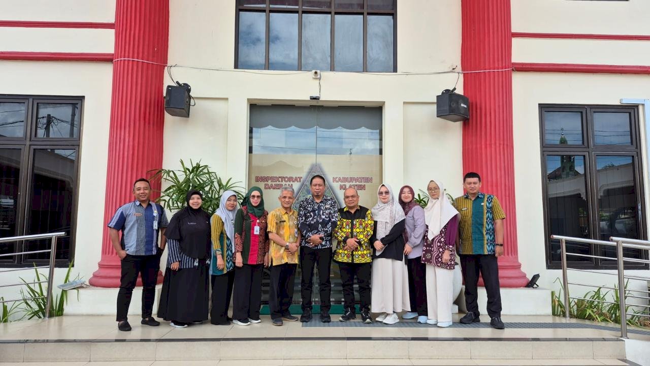Inspektorat Klaten Terima Kunjungan Inspektorat Paser: Benchmarking Pengawasan Desa