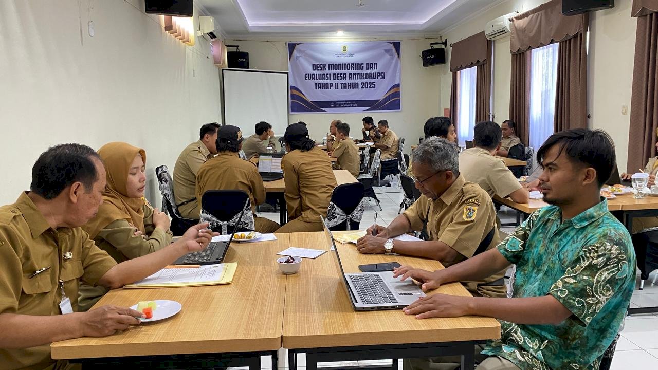 Desa Gatak Klaten Jadi Yang Terbaik dalam Monev Tahap II Desa Antikorupsi 2025