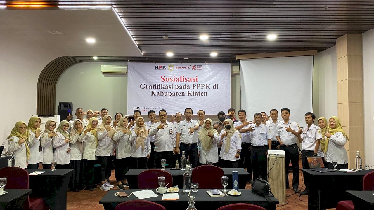 PPPK Klaten Ikuti Sosialisasi Gratifikasi, Langkah Nyata Perkuat Integritas Aparatur