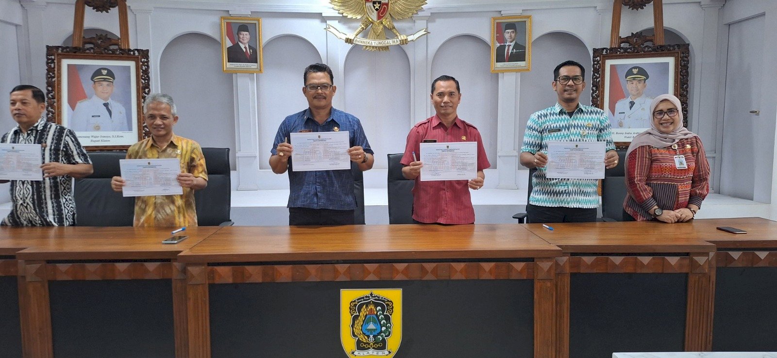 Pakta Integritas: Inspektorat Daerah Kabupaten Klaten Teguhkan Komitmen Integritas dan Kinerja