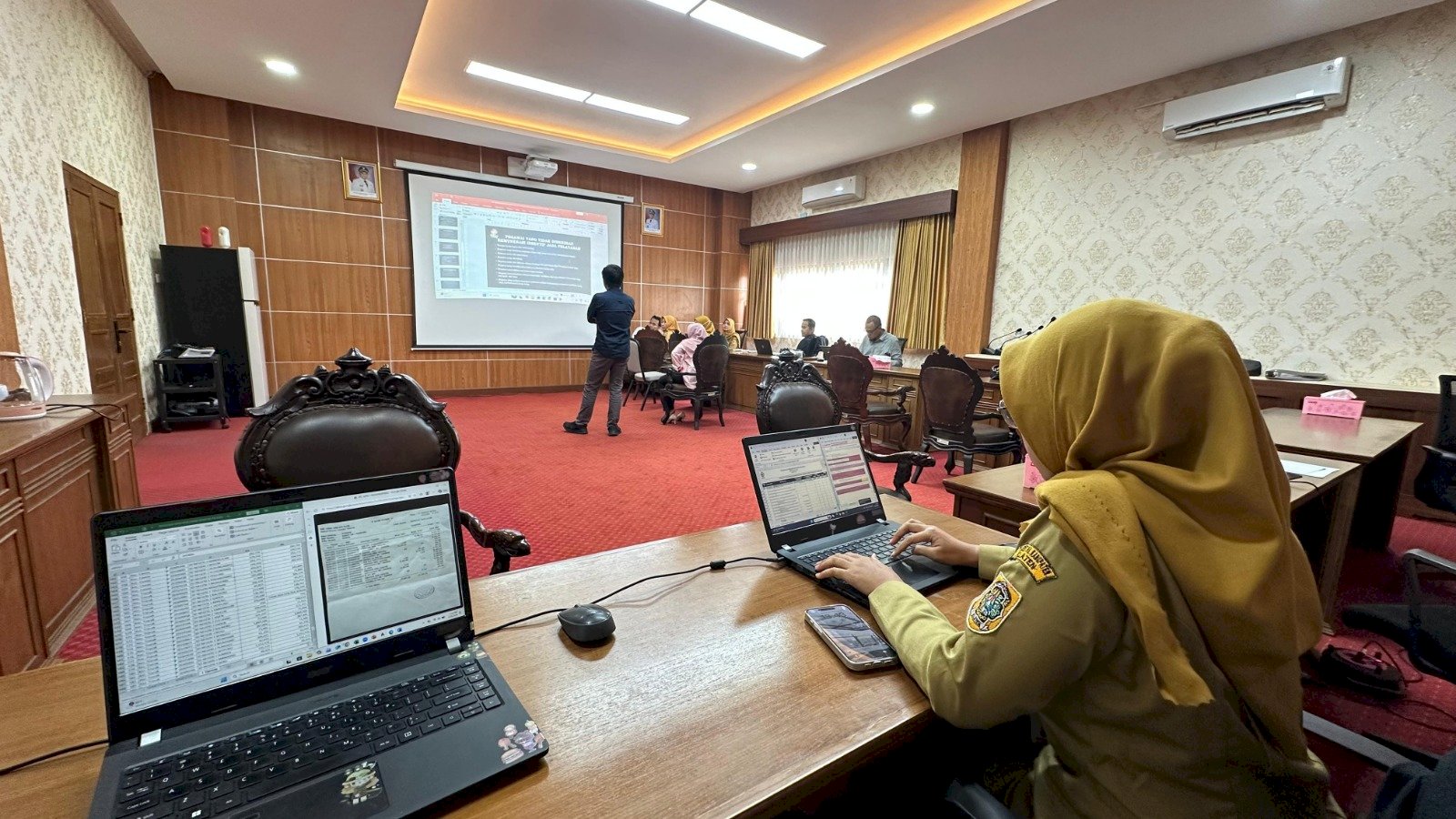 Pastikan Kesesuaian Data dan Fisik, Inspektorat Dampingi Pemeriksaan LKPD 2025