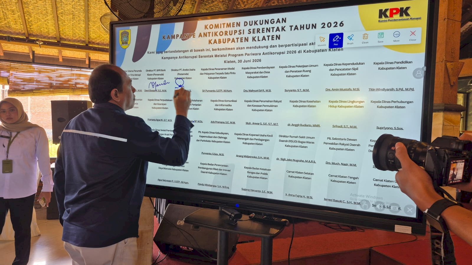 Melanjutkan Prestasi Nasional, Klaten Kick Off Pariwara Antikorupsi 2026
